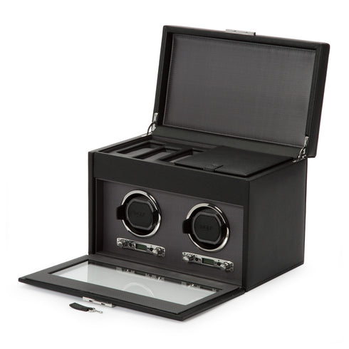 Viceroy Double Watch Winder with Storage by WOLF - 3