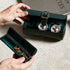 British Racing Green Triple Watch Roll by Wolf - 4