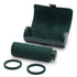 British Racing Green Triple Watch Roll by Wolf - 5
