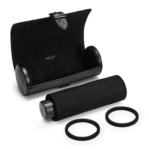 British Racing Black Triple Watch Roll With Capsule by WOLF - 4