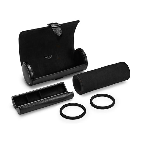 British Racing Black Triple Watch Roll With Capsule by WOLF - 5