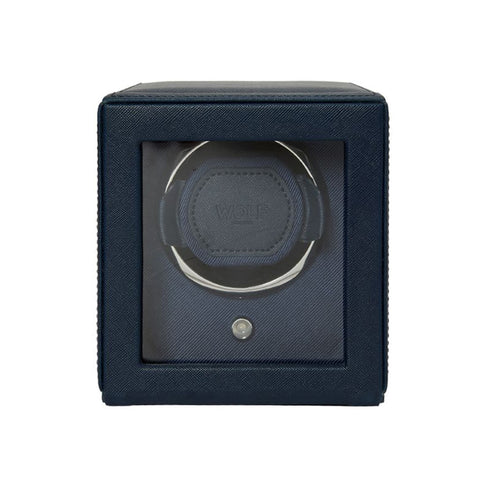 Cub Tutti Fruitti Single Watch Winder with Cover in Blue - 1