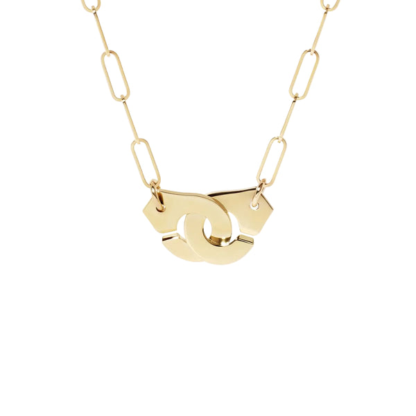Menottes Dinh Van Medium Necklace in 18K Yellow Gold - 1