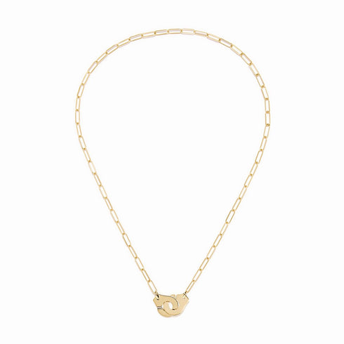 Menottes Dinh Van Medium Necklace in 18K Yellow Gold - 2