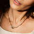 Menottes Dinh Van Necklace in 18K Yellow Gold with Diamonds - 4