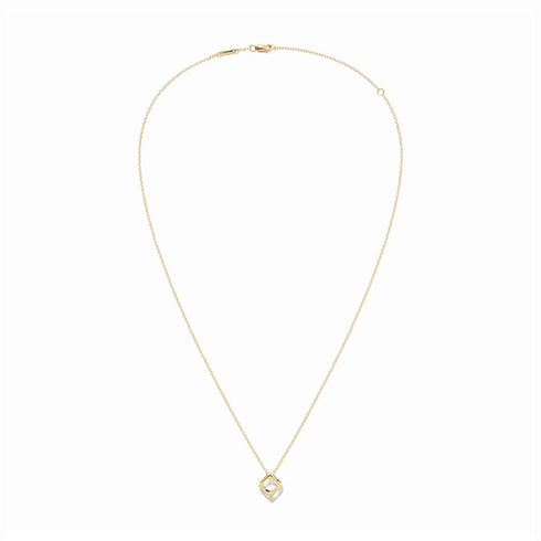Le Pavé Small Pendant in 18K Yellow Gold - 2