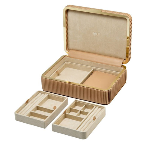 Wolf Bella Medium Jewelry Box in Mocha - 5