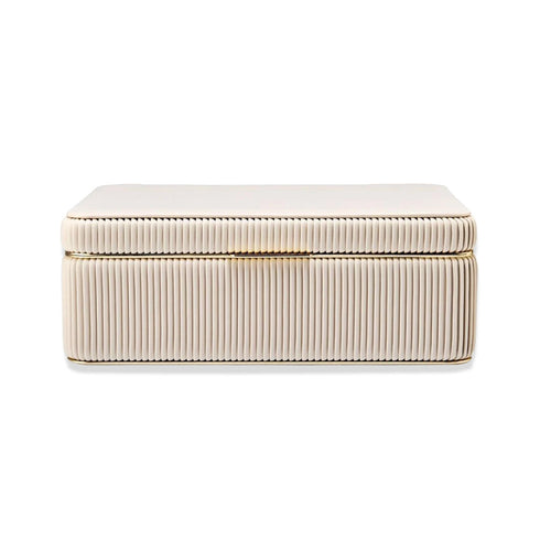 Bella Large Jewelry Box in Vegan Leather - 4