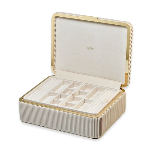 Bella Large Jewelry Box in Vegan Leather - 3