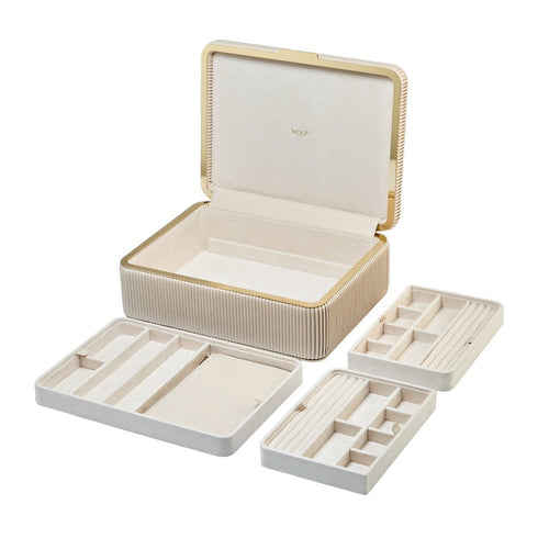 Bella Large Jewelry Box in Vegan Leather - 5