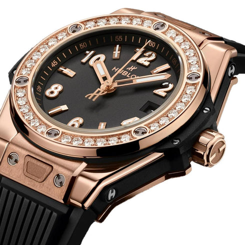 Big Bang One Click King Gold Diamonds 33mm Watch - 2