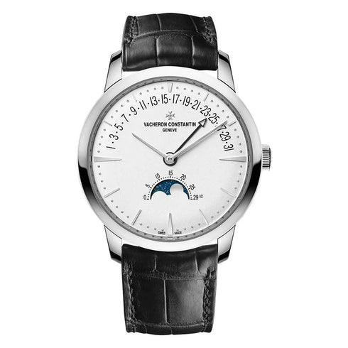 Patrimony Moon Phase Retrograde Date 18k Pink Gold Watch - 1