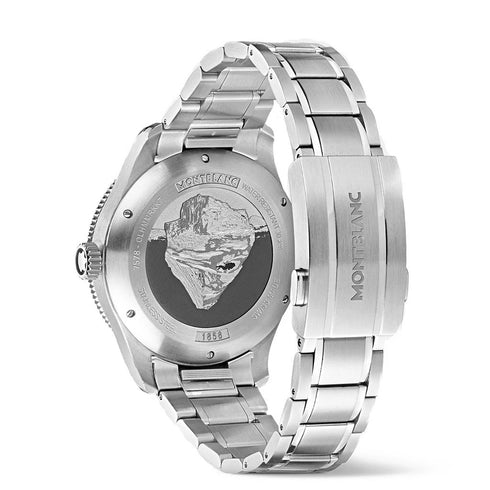 Montblanc 1858 Iced Sea Black Glaciered Dial Watch - 2