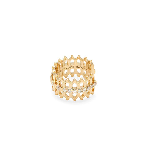 Double Some Diamond Ear Cuff - 2