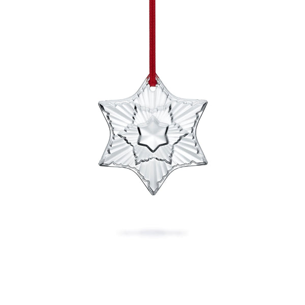 Baccarat Christmas Star Ornament | Zadok Houston