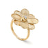 Petali Collection Full Pave Medium Flower Ring - 1
