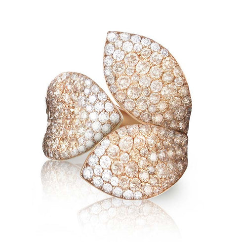 Giardini Segreti Champagne Diamond Ring - 1