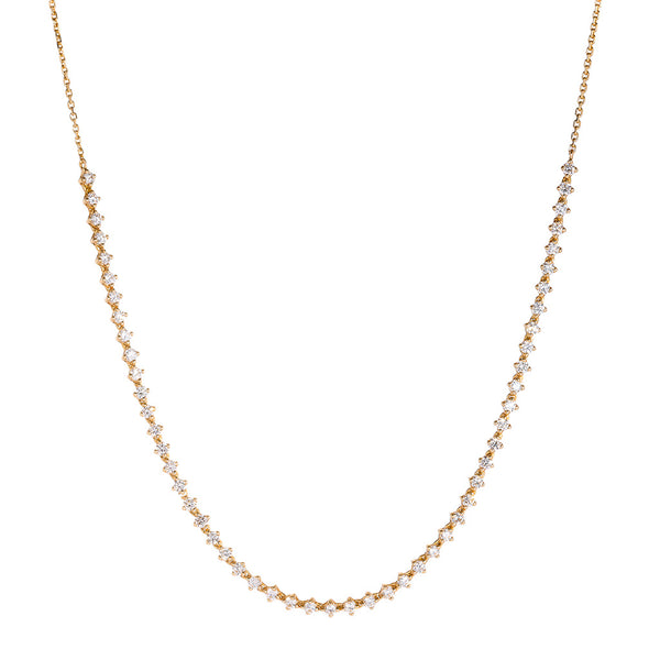 Tennis Choker Diamond Necklace - 1
