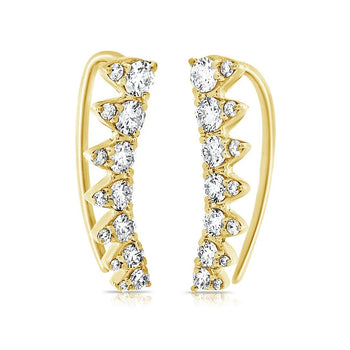 Climber Diamond Earrings 0.69ctw