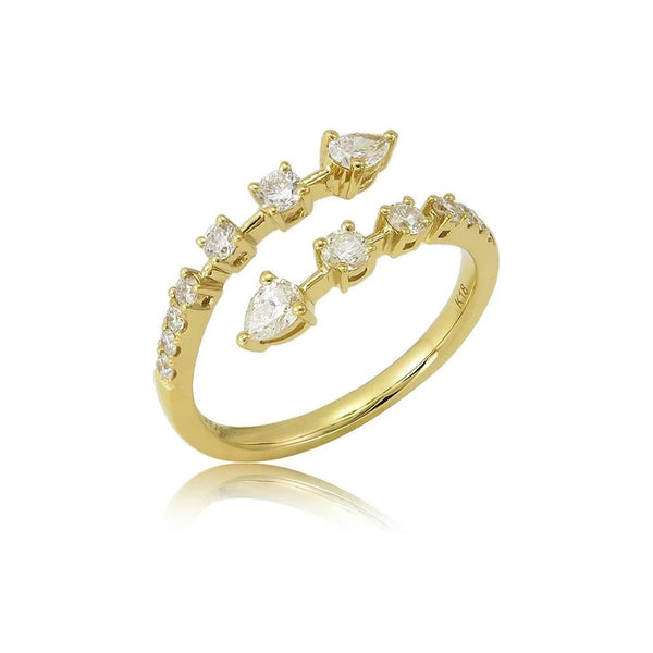 Wrap Diamond Ring 0.55ctw - 1