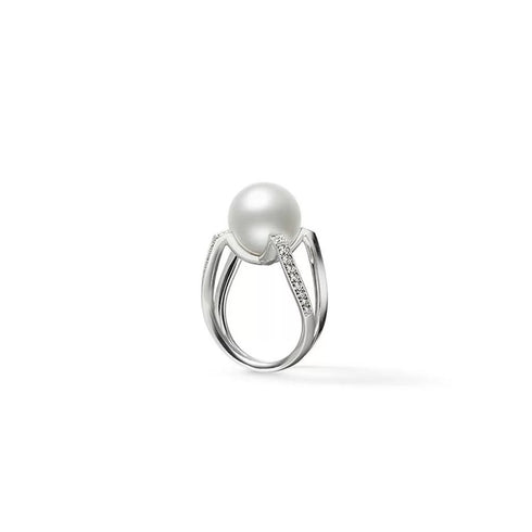 M Collection White South Sea Cultured Pearl Ring - 1