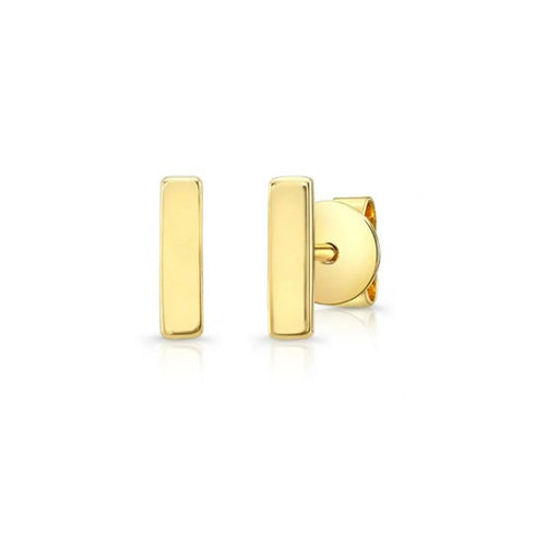 Tiny Bar Earrings - 1