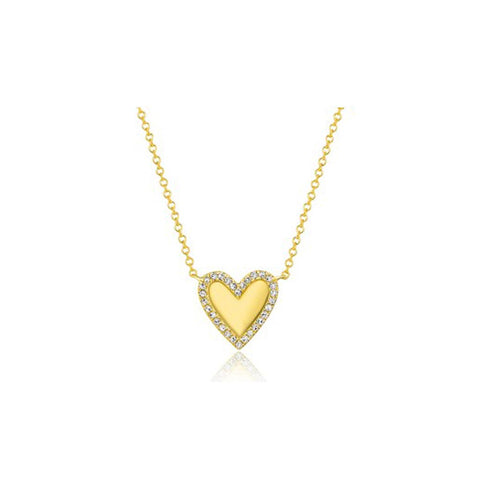 Halo Heart Necklace - 1
