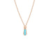 Art Deco Turquoise &amp; Diamond Zipper Necklace - 2