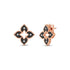 Petite Venetian Princess Black &amp; White Diamond Studs - 1