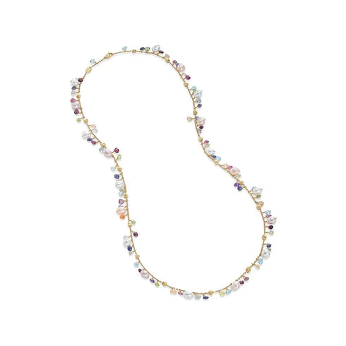 Paradise Collection Mixed Gemstone And Pearl Medium Necklace - 1