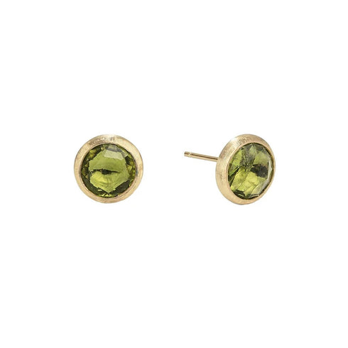 Jaipur Color Collection Peridot Gemstone Studs - 1