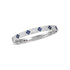 Love In Verona Pave Diamond &amp; Blue Sapphire Bangle - 1