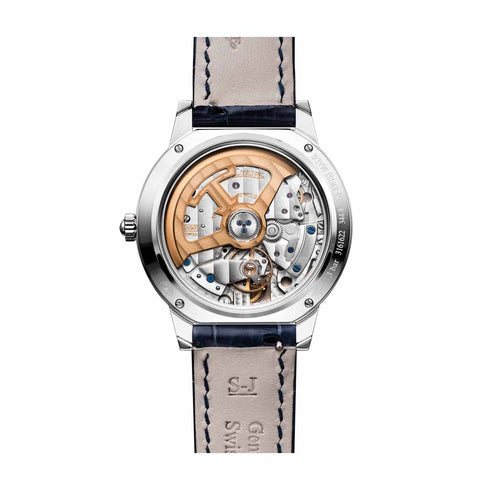 Rendez Vous Classic Night And Day on Blue Alligator Strap Watch - 3
