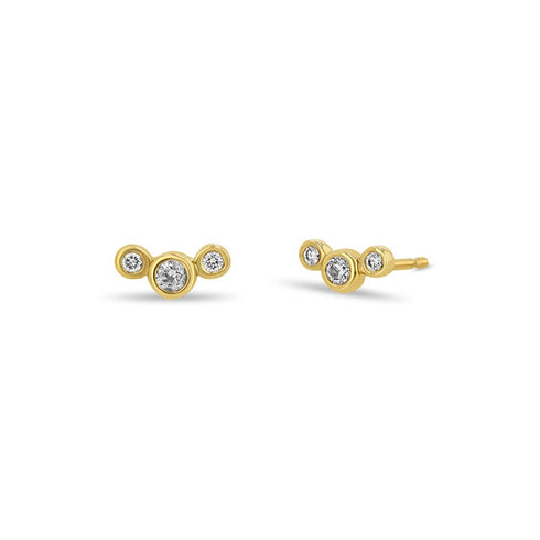 Trio Diamond Earrings - 1