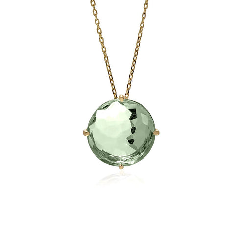 Green Amethyst Pendant - 1