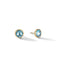 Jaipur Color Collection Blue Topaz Gemstone Studs - 1