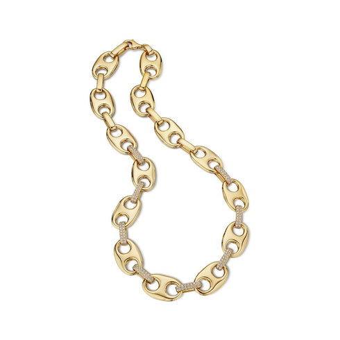 Pave Diamond Bottlecap Necklace - 1