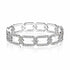 Open Pentegon Pave Diamond Bangle - 1