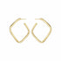 Open Square Hoop 1.25in Earrings - 1
