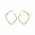 Open Square Hoop 1.25in Earrings - 2