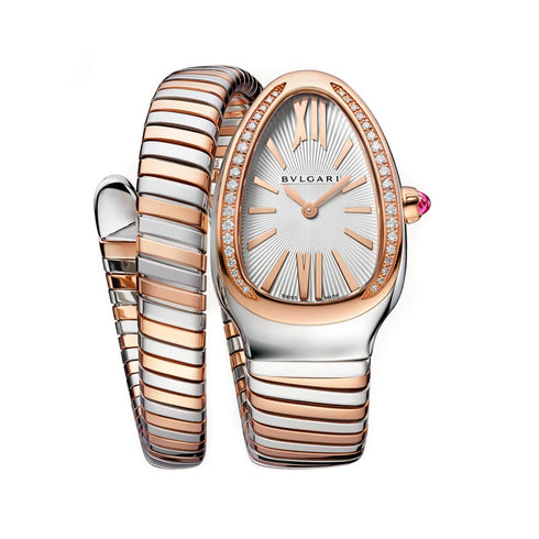 Serpenti Tubogas Watch Silver Opaline Dial Watch - 2