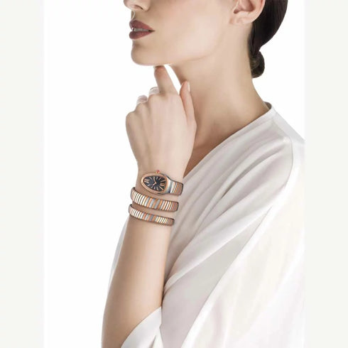Serpenti Tubogas Watch Black Opaline Dial Watch - 2