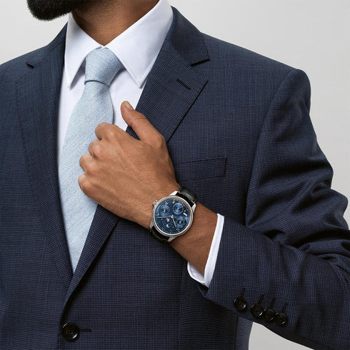 Portugieser Perpetual Calendar Blue Dial Watch - 2