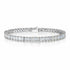 Split Prong Emerald Diamond Bracelet - 1