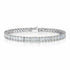 Split Prong Emerald Diamond Bracelet - 3