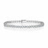 Shared Prong Oval Diamond Bracelet - 1