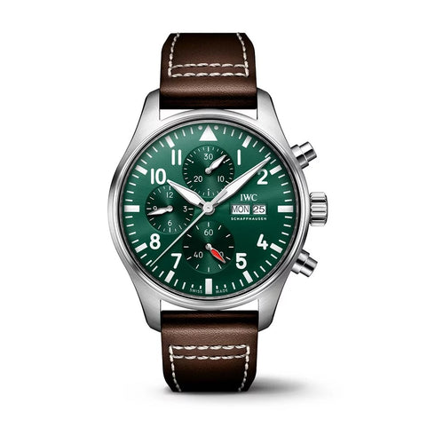 Pilots Watch Chronograph 43mm with Green Dial - 1