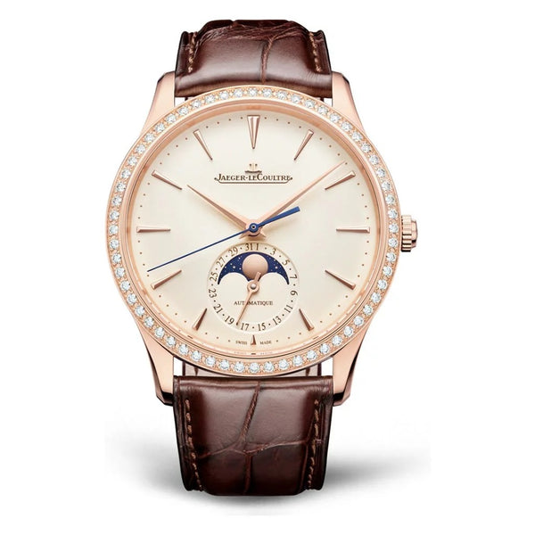 Ultra Thin Moon with Diamond Bezel Watch - 1