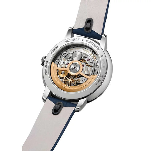 Patrimony 18k White Gold Dial with Diamonds Watch - 3