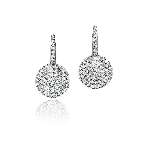 Petite Infinity Leverback Earrings - 1